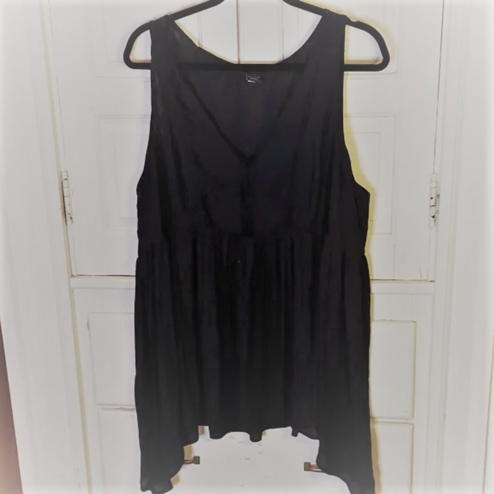 Torrid SharkBite Hem Babydoll Top